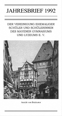 Jahresbrief 1992