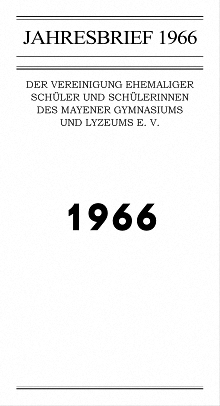Jahresbrief 1966