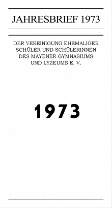 Jahresbrief 1973