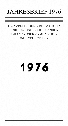 Jahresbrief 1976