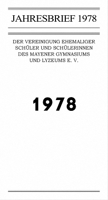 Jahresbrief 1978