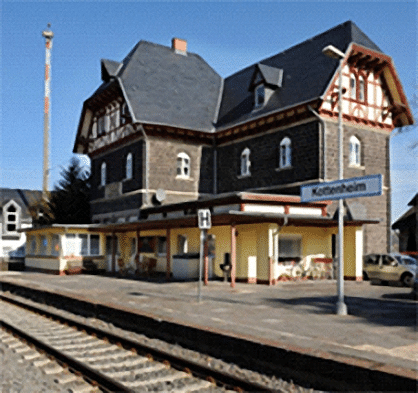 Kottenheimer Bahnhof, kaum verändert seit meiner Schulzeit