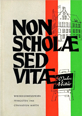 Titelblatt der Erinnerungsschrift 1960