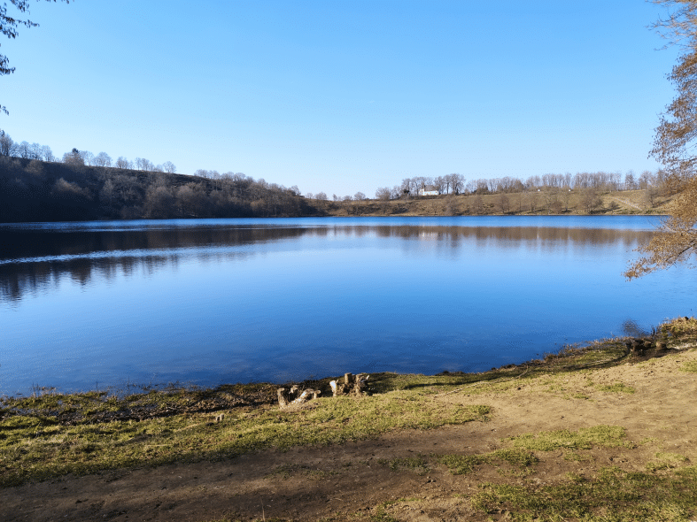 Weinfelder Maar im Winter